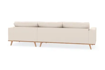 Copenhagen 4-sits Högervänd L-formad Divansoffa i Manchester - Beige - Möbler - Soffa - Divansoffa & schäslongsoffa - 4 sits soffa med divan