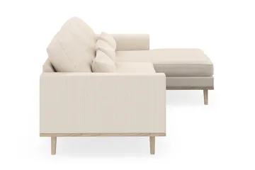 Copenhagen 4-sits Högervänd L-formad Divansoffa i Manchester - Beige - Möbler - Soffa - Divansoffa & schäslongsoffa - 4 sits soffa med divan