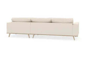 Copenhagen 4-sits Högervänd L-formad Divansoffa i Manchester - Beige - Möbler - Soffa - Divansoffa & schäslongsoffa - 4 sits soffa med divan
