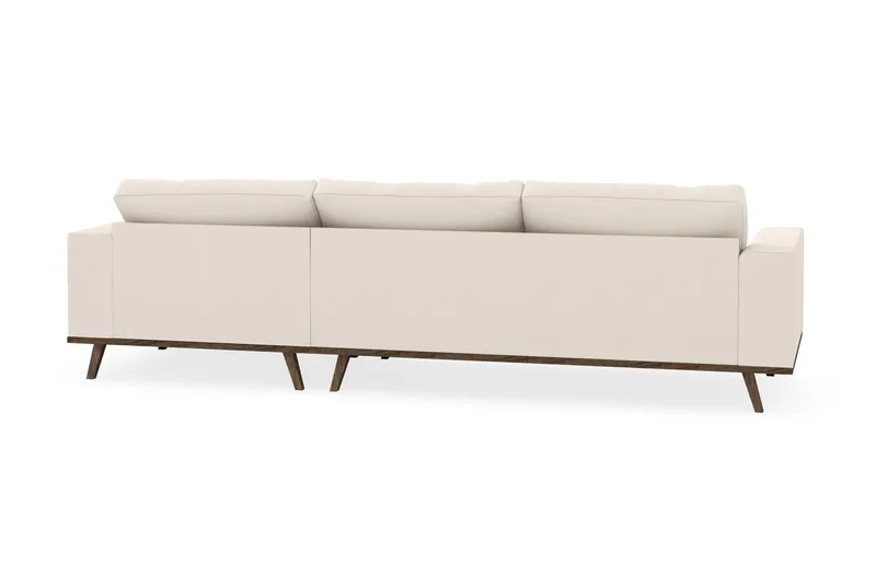Copenhagen 4-sits Högervänd L-formad Divansoffa i Manchester - Beige - Möbler - Soffa - Divansoffa & schäslongsoffa - 4 sits soffa med divan