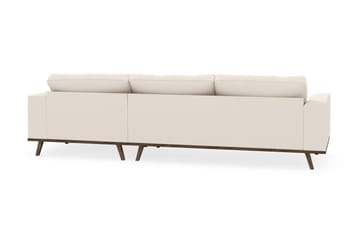 Copenhagen 4-sits Högervänd L-formad Divansoffa i Manchester - Beige - Möbler - Soffa - Divansoffa & schäslongsoffa - 4 sits soffa med divan