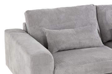 Copenhagen 4-sits Högervänd L-formad Divansoffa i Manchester - Ljusgrå - Möbler - Soffa - Divansoffa & schäslongsoffa - 4 sits soffa med divan