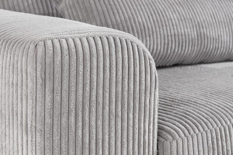 Copenhagen 4-sits Högervänd L-formad Divansoffa i Manchester - Ljusgrå - Möbler - Soffa - Divansoffa & schäslongsoffa - 4 sits soffa med divan