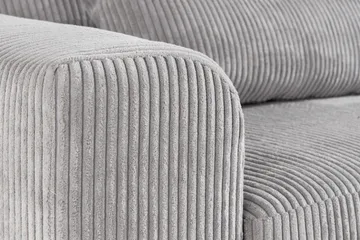 Copenhagen 4-sits Högervänd L-formad Divansoffa i Manchester - Ljusgrå - Möbler - Soffa - Divansoffa & schäslongsoffa - 4 sits soffa med divan