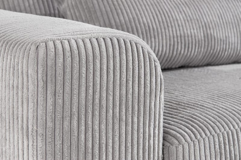 Copenhagen 4-sits Högervänd L-formad Divansoffa i Manchester - Ljusgrå - Möbler - Soffa - Divansoffa & schäslongsoffa - 4 sits soffa med divan