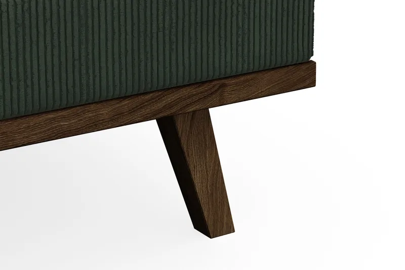 Copenhagen 4-sits Högervänd L-formad Divansoffa i Manchester - Mörkgrön - Möbler - Soffa - Divansoffa & schäslongsoffa - 4 sits soffa med divan