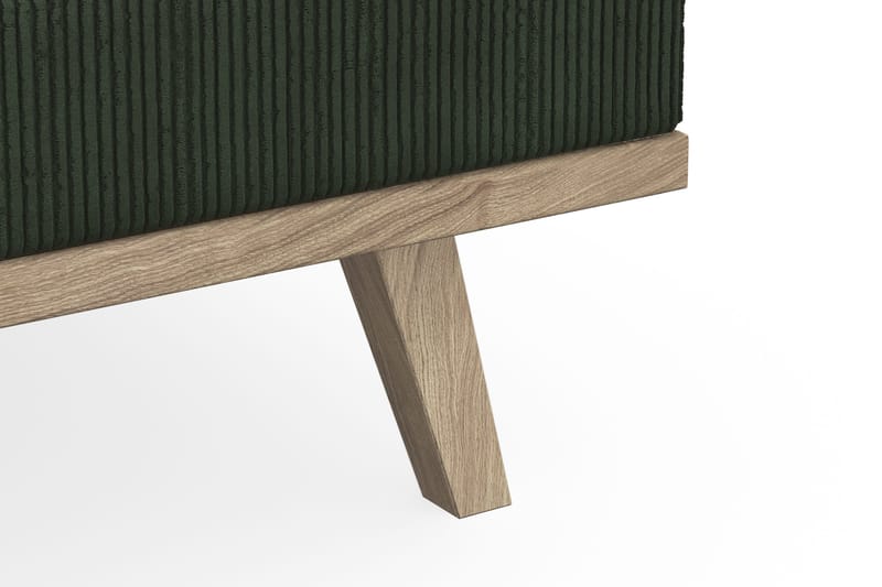 Copenhagen 4-sits Högervänd L-formad Divansoffa i Manchester - Mörkgrön - Möbler - Soffa - Divansoffa & schäslongsoffa - 4 sits soffa med divan