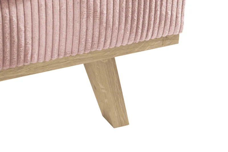 Copenhagen 4-sits Högervänd L-formad Divansoffa i Manchester - Rosa - Möbler - Soffa - Divansoffa & schäslongsoffa - 4 sits soffa med divan