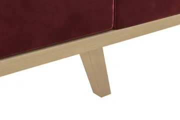 Copenhagen 4-sits Högervänd L-formad Divansoffa i Sammet - Lila - Möbler - Soffa - Divansoffa & schäslongsoffa - 4 sits soffa med divan