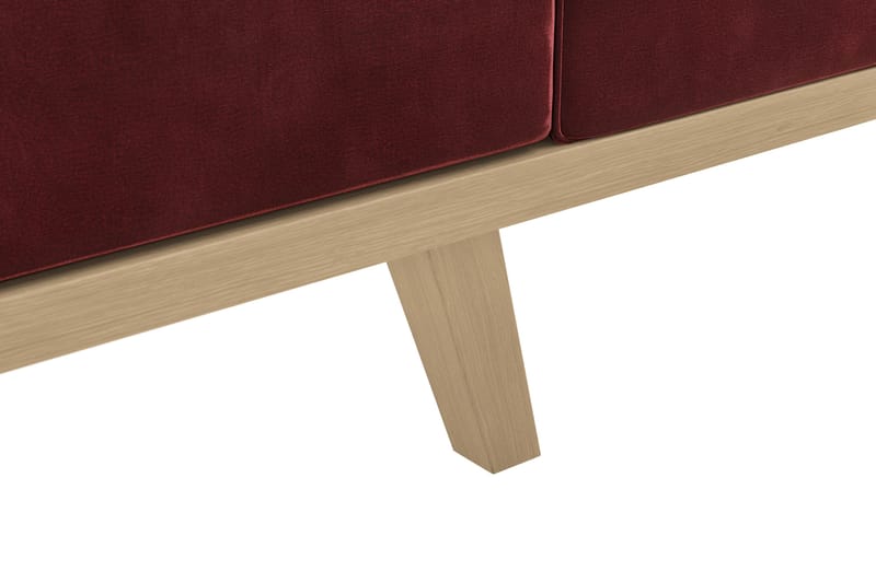 Copenhagen 4-sits Högervänd L-formad Divansoffa i Sammet - Lila - Möbler - Soffa - Divansoffa & schäslongsoffa - 4 sits soffa med divan