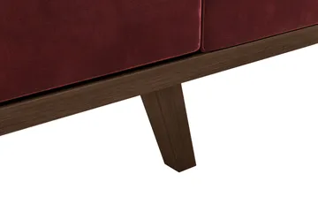 Copenhagen 4-sits Högervänd L-formad Divansoffa i Sammet - Lila - Möbler - Soffa - Divansoffa & schäslongsoffa - 4 sits soffa med divan