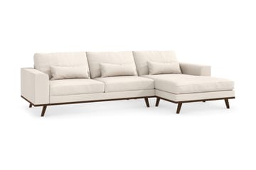 Copenhagen 4-sits Högervänd L-formad Divansoffa i Tyg - Beige - Möbler - Soffa - Divansoffa & schäslongsoffa - 4 sits soffa med divan