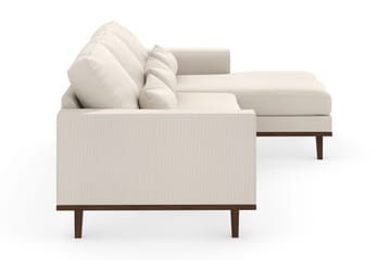Copenhagen 4-sits Högervänd L-formad Divansoffa i Tyg - Beige - Möbler - Soffa - Divansoffa & schäslongsoffa - 4 sits soffa med divan