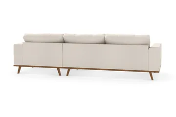 Copenhagen 4-sits Högervänd L-formad Divansoffa i Tyg - Beige - Möbler - Soffa - Divansoffa & schäslongsoffa - 4 sits soffa med divan