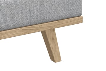 Copenhagen 4-sits Högervänd L-formad Divansoffa i Tyg - Ljusgrå - Möbler - Soffa - Divansoffa & schäslongsoffa - 4 sits soffa med divan