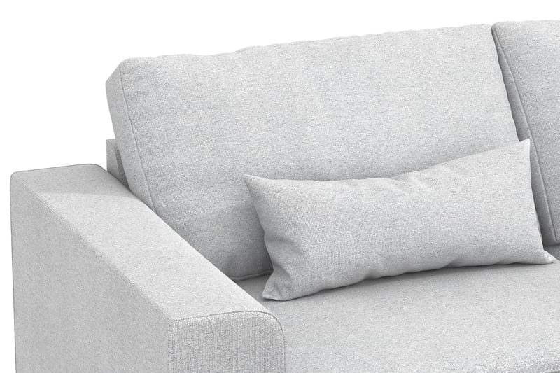 Copenhagen 4-sits Högervänd L-formad Divansoffa i Tyg - Ljusgrå - Möbler - Soffa - Divansoffa & schäslongsoffa - 4 sits soffa med divan