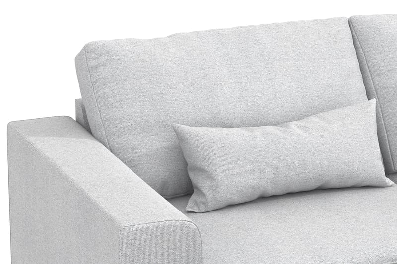 Copenhagen 4-sits Högervänd L-formad Divansoffa i Tyg - Ljusgrå - Möbler - Soffa - Divansoffa & schäslongsoffa - 4 sits soffa med divan
