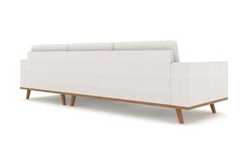 Copenhagen 4-sits Högervänd L-formad Divansoffa i Tyg - Ljusgrå - Möbler - Soffa - Divansoffa & schäslongsoffa - 4 sits soffa med divan