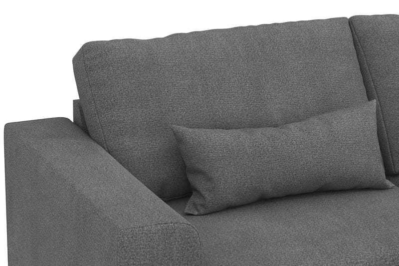 Copenhagen 4-sits Högervänd L-formad Divansoffa i Tyg - Mörkgrå - Möbler - Soffa - Divansoffa & schäslongsoffa