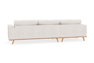 Copenhagen 4-sits Vänstervänd L-formad Divansoffa i Bouclé - Vit - Möbler - Soffa - Divansoffa & schäslongsoffa - 4 sits soffa med divan