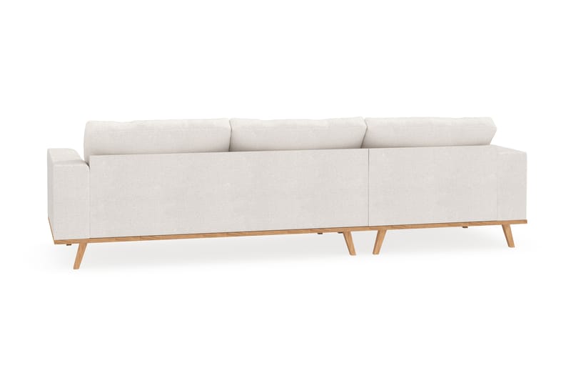 Copenhagen 4-sits Vänstervänd L-formad Divansoffa i Bouclé - Vit - Möbler - Soffa - Divansoffa & schäslongsoffa - 4 sits soffa med divan