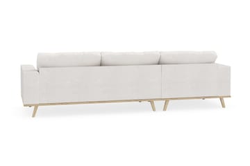 Copenhagen 4-sits Vänstervänd L-formad Divansoffa i Bouclé - Vit - Möbler - Soffa - Divansoffa & schäslongsoffa - 4 sits soffa med divan