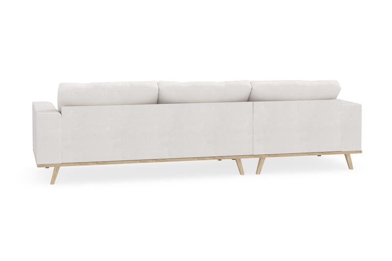Copenhagen 4-sits Vänstervänd L-formad Divansoffa i Bouclé - Vit - Möbler - Soffa - Divansoffa & schäslongsoffa - 4 sits soffa med divan