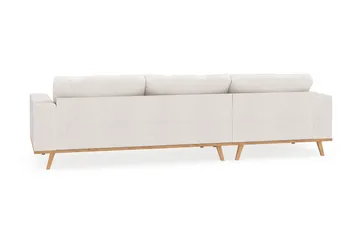 Copenhagen 4-sits Vänstervänd L-formad Divansoffa i Bouclé - Vit - Möbler - Soffa - Divansoffa & schäslongsoffa - 4 sits soffa med divan