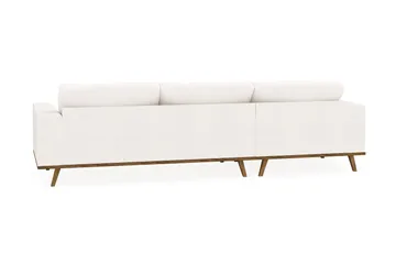 Copenhagen 4-sits Vänstervänd L-formad Divansoffa i Bouclé - Vit - Möbler - Soffa - Divansoffa & schäslongsoffa - 4 sits soffa med divan
