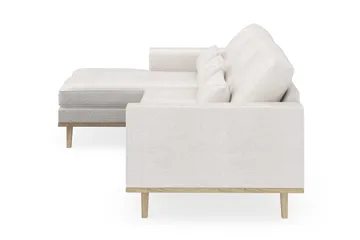 Copenhagen 4-sits Vänstervänd L-formad Divansoffa i Bouclé - Vit - Möbler - Soffa - Divansoffa & schäslongsoffa - 4 sits soffa med divan