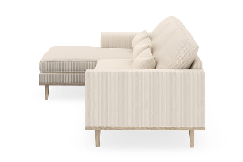 Copenhagen 4-sits Vänstervänd L-formad Divansoffa i Manchester - Beige - Möbler - Soffa - Divansoffa & schäslongsoffa - 4 sits soffa med divan