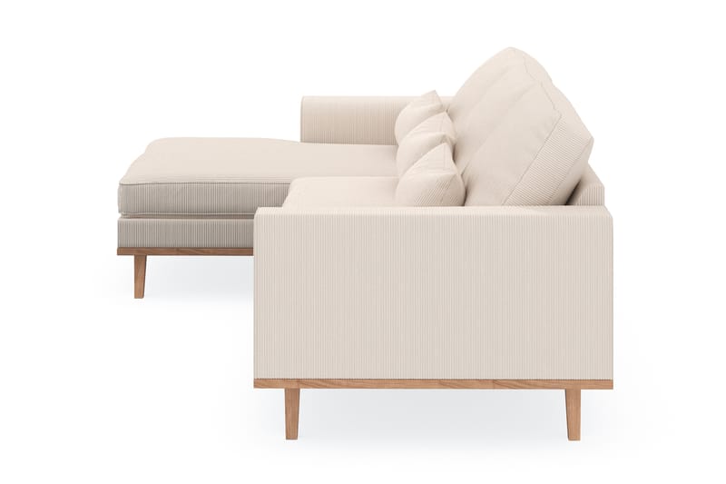 Copenhagen 4-sits Vänstervänd L-formad Divansoffa i Manchester - Beige - Möbler - Soffa - Divansoffa & schäslongsoffa - 4 sits soffa med divan