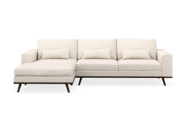 Copenhagen 4-sits Vänstervänd L-formad Divansoffa i Manchester - Beige - Möbler - Soffa - Divansoffa & schäslongsoffa - 4 sits soffa med divan