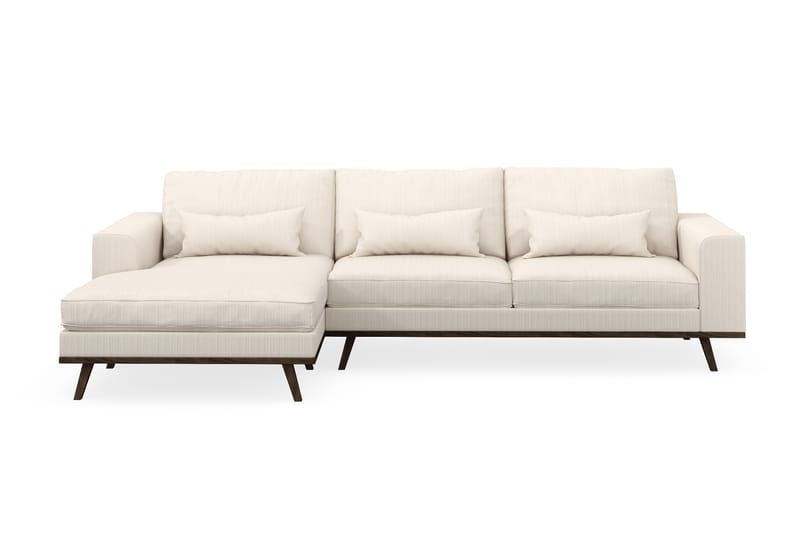 Copenhagen 4-sits Vänstervänd L-formad Divansoffa i Manchester - Beige - Möbler - Soffa - Divansoffa & schäslongsoffa - 4 sits soffa med divan