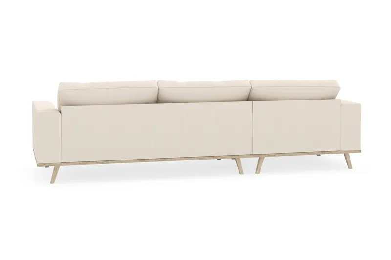 Copenhagen 4-sits Vänstervänd L-formad Divansoffa i Manchester - Beige - Möbler - Soffa - Divansoffa & schäslongsoffa - 4 sits soffa med divan