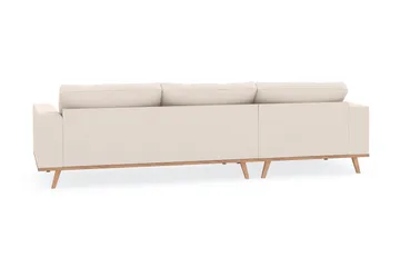 Copenhagen 4-sits Vänstervänd L-formad Divansoffa i Manchester - Beige - Möbler - Soffa - Divansoffa & schäslongsoffa - 4 sits soffa med divan
