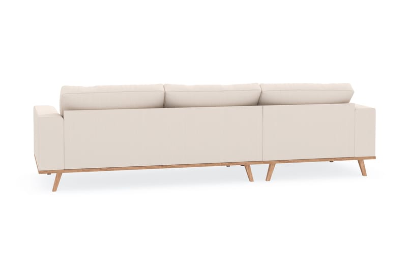 Copenhagen 4-sits Vänstervänd L-formad Divansoffa i Manchester - Beige - Möbler - Soffa - Divansoffa & schäslongsoffa - 4 sits soffa med divan