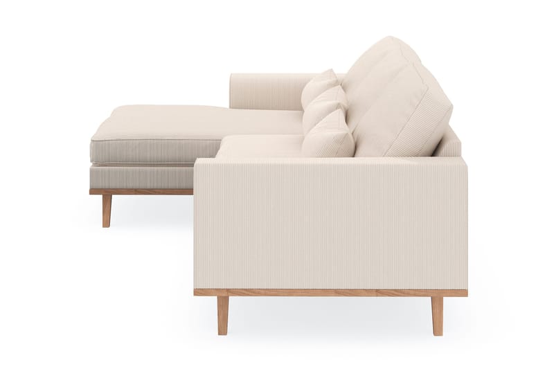 Copenhagen 4-sits Vänstervänd L-formad Divansoffa i Manchester - Beige - Möbler - Soffa - Divansoffa & schäslongsoffa - 4 sits soffa med divan