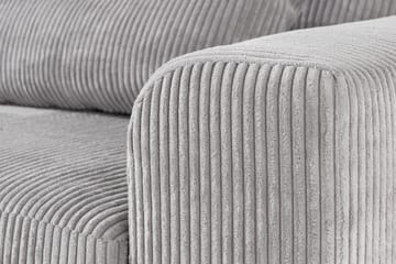 Copenhagen 4-sits Vänstervänd L-formad Divansoffa i Manchester - Ljusgrå - Möbler - Soffa - Divansoffa & schäslongsoffa - 4 sits soffa med divan