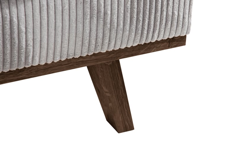 Copenhagen 4-sits Vänstervänd L-formad Divansoffa i Manchester - Ljusgrå - Möbler - Soffa - Divansoffa & schäslongsoffa - 4 sits soffa med divan