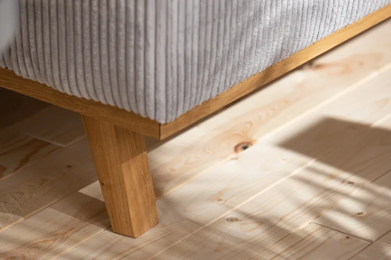 Copenhagen 4-sits Vänstervänd L-formad Divansoffa i Manchester - Ljusgrå - Möbler - Soffa - Divansoffa & schäslongsoffa - 4 sits soffa med divan