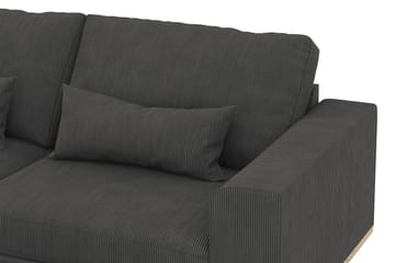 Copenhagen 4-sits Vänstervänd L-formad Divansoffa i Manchester - Mörkgrå - Möbler - Soffa - Divansoffa & schäslongsoffa - 4 sits soffa med divan