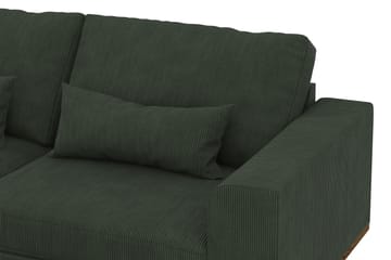 Copenhagen 4-sits Vänstervänd L-formad Divansoffa i Manchester - Mörkgrön - Möbler - Soffa - Divansoffa & schäslongsoffa - 4 sits soffa med divan