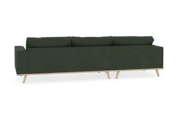 Copenhagen 4-sits Vänstervänd L-formad Divansoffa i Manchester - Mörkgrön - Möbler - Soffa - Divansoffa & schäslongsoffa - 4 sits soffa med divan