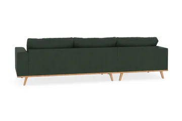 Copenhagen 4-sits Vänstervänd L-formad Divansoffa i Manchester - Mörkgrön - Möbler - Soffa - Divansoffa & schäslongsoffa - 4 sits soffa med divan