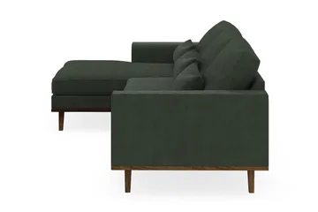 Copenhagen 4-sits Vänstervänd L-formad Divansoffa i Manchester - Mörkgrön - Möbler - Soffa - Divansoffa & schäslongsoffa - 4 sits soffa med divan