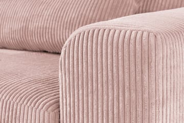 Copenhagen 4-sits Vänstervänd L-formad Divansoffa i Manchester - Rosa - Möbler - Soffa - Divansoffa & schäslongsoffa - 4 sits soffa med divan