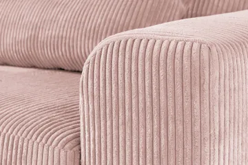 Copenhagen 4-sits Vänstervänd L-formad Divansoffa i Manchester - Rosa - Möbler - Soffa - Divansoffa & schäslongsoffa - 4 sits soffa med divan