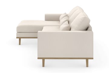 Copenhagen 4-sits Vänstervänd L-formad Divansoffa i Tyg - Beige - Möbler - Soffa - Divansoffa & schäslongsoffa - 4 sits soffa med divan