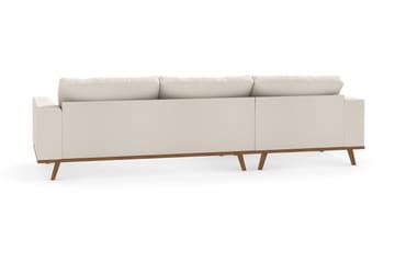 Copenhagen 4-sits Vänstervänd L-formad Divansoffa i Tyg - Beige - Möbler - Soffa - Divansoffa & schäslongsoffa - 4 sits soffa med divan
